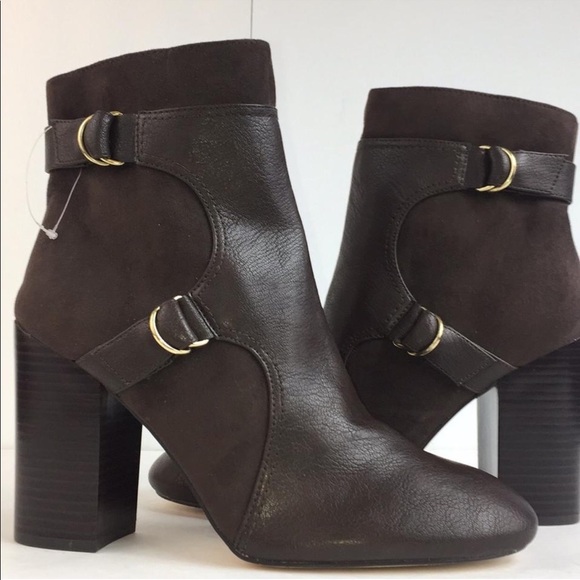 Nine West chipper suede leather ankle short boots - Picture 6 of 8